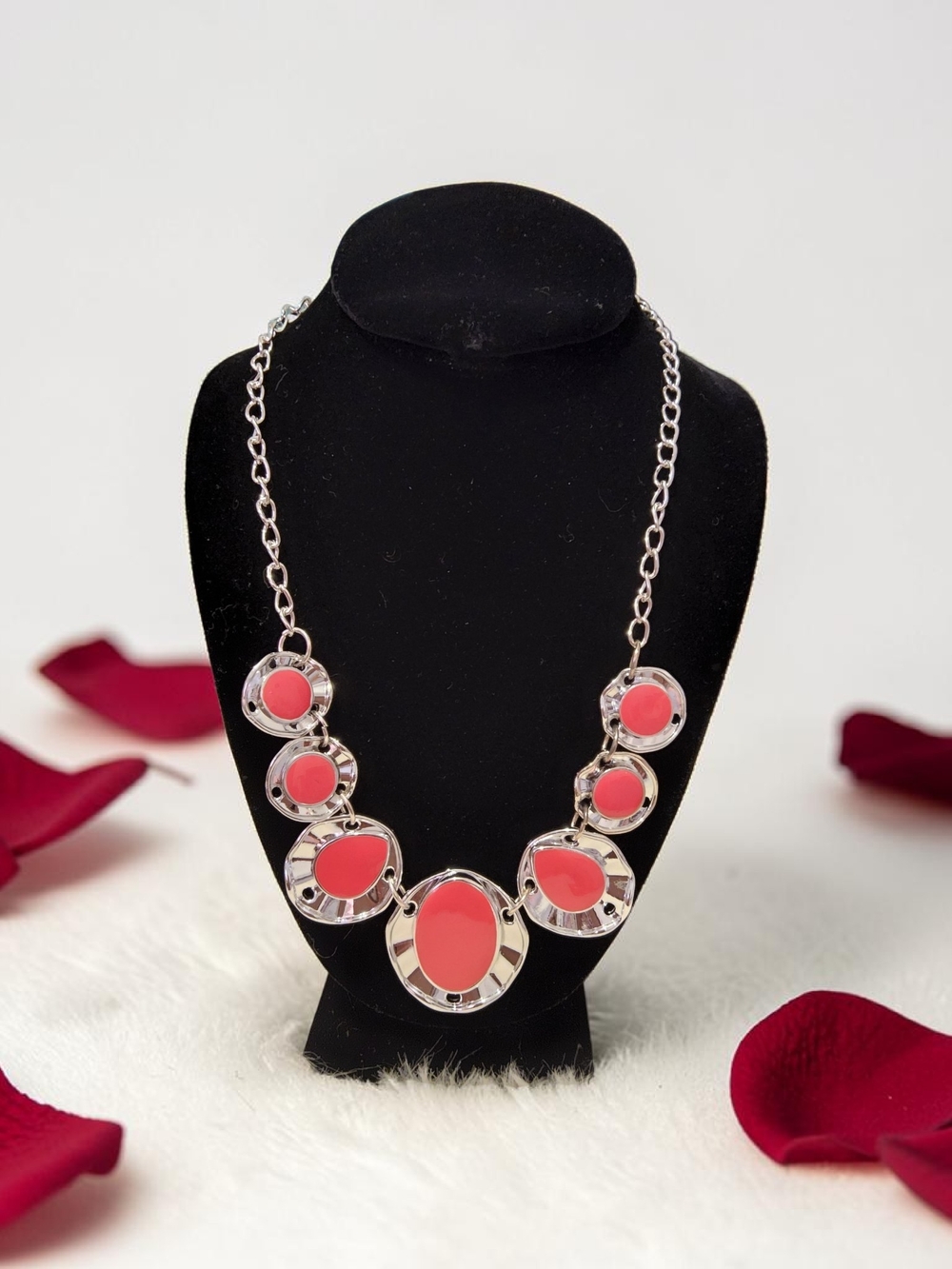 10 / $10 New Coral Statement Necklace
